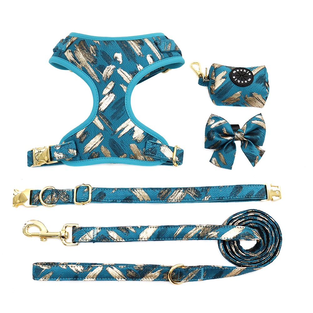 Jacquard Weave Dog Harness Set