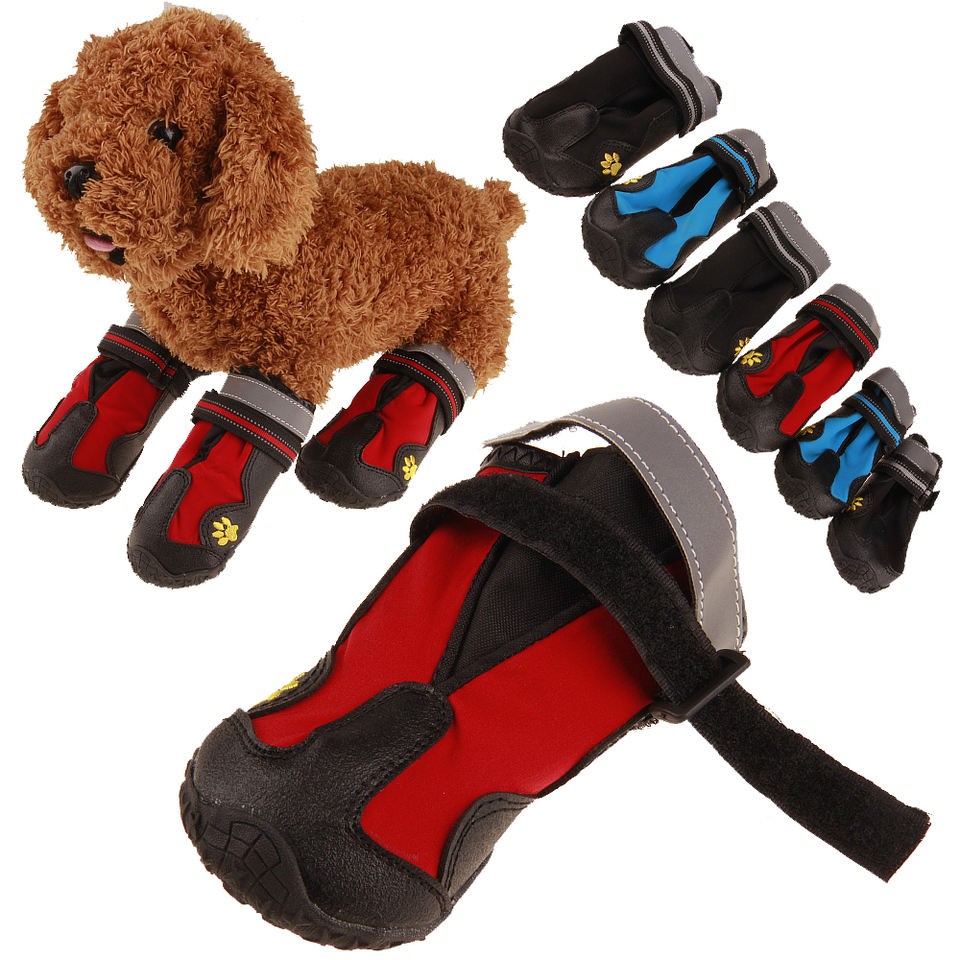 Waterproof pet shoes